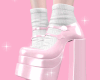 ♡ pink doll shoes ♡