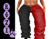 *R* Black & Red Pants