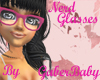 nerd glasses pink