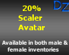 20% Scaler Avatar - F