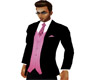 pink and black tux