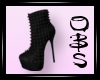 (OBS) black spike boots