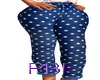 PBF*Blue Polka Dot Jeans