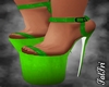 Apple Green Sandals