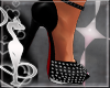 Shoes black strass