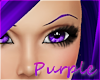 Purple Thin Eyebrows