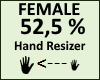 Hand Scaler 52,5% Female