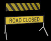 ~V~ Road Closed