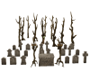 grave yard animated pose