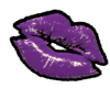 dark purple lips