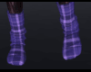 Purple Plaid Socks