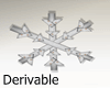 !! Wooden Snowflake Drv