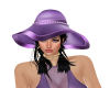 purple sun hat