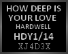 HOW DEEP IS YOUR LOVE/R