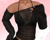 Sheer Black Top