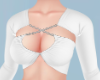 KIsa's White Chain Top