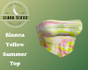 Bianca Yellow Summer Top