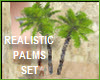 REALISTIC PALM TREE SET
