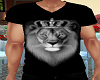 Black t-shirt-Lion