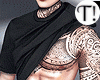 T! Half Top Black/Tatt