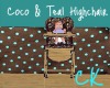[CK]Coco&Teal Highchair