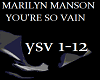 MARILYN MANSON-YOU'RE SO