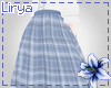 Country Plaid Blue Skirt