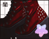 闇 Boots Idol Red