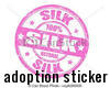 silks adoption sticker
