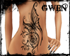 [GWEN] Rose belly tattoo