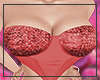 N. Red Strass Top