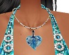 Blue Heart Necklace