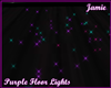 J♥ Purple Floor Lights
