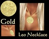 GOLD LEO NECKLACE F