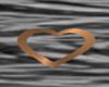 Copper Floor Heart