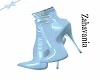 z- Blue Leather Boot