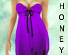 *h* Chiffon Dress Purple