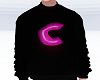 Neon C Letter Sweatshirt