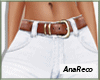 A∞White Skirt+Belt RLL