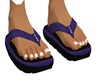 STEM Flip Flops Purple