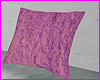 fuzzy pink pillow