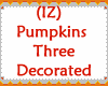Pumpkins Three Decorated