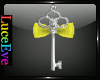 Yellow Vintage Key w/Bow