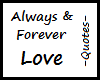 Always - Forever - Love