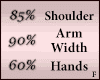 shoulder S85A90H60