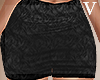 Dani Fur Black Skirt