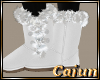 White Fur Trimmed Boot