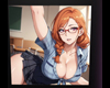 Anime Schoolgirl Poster