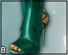 Teal Club Open Boots