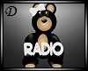 {D} Teddy Radio WHITE